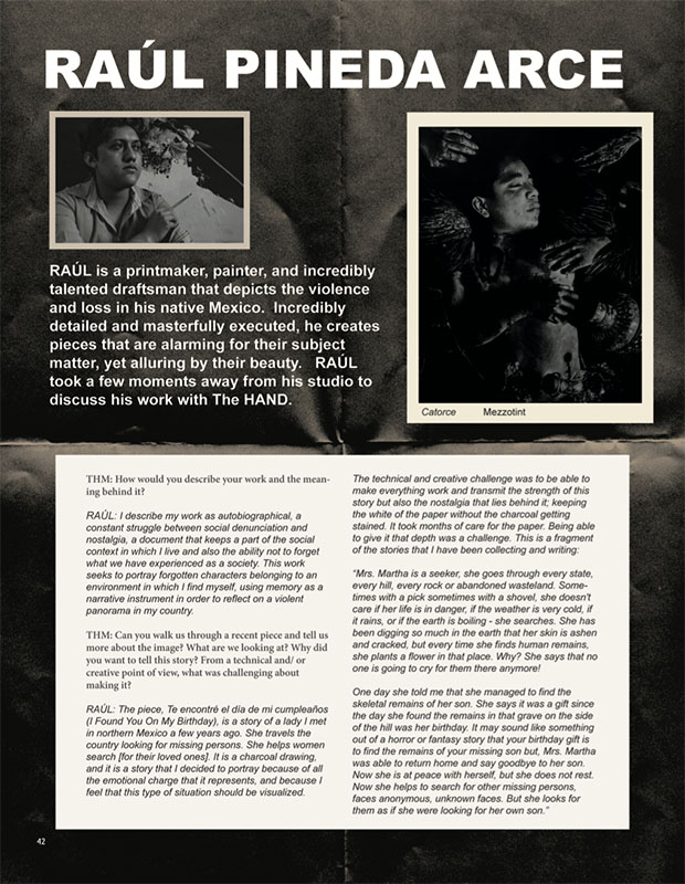 Issue 38 Sample Pages – The Hand Magazine