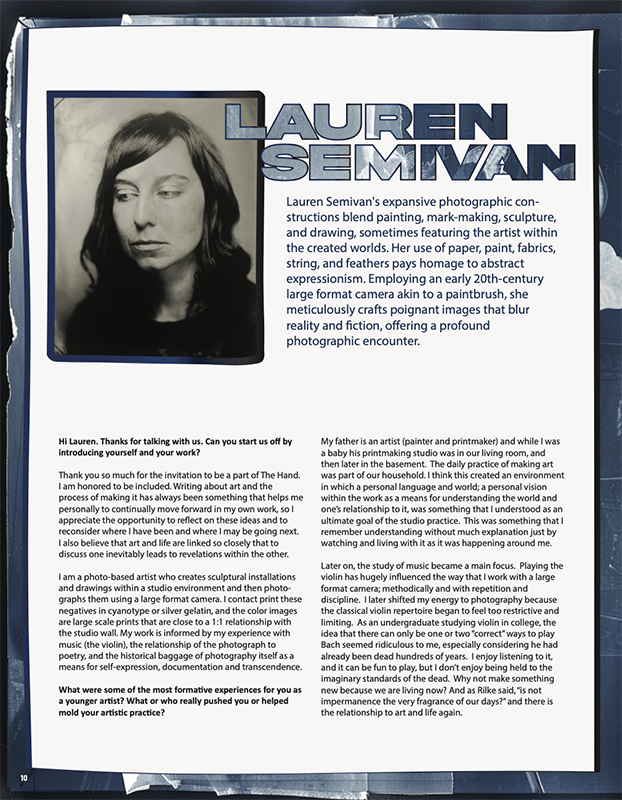 Issue #44 Sample pages – The Hand Magazine